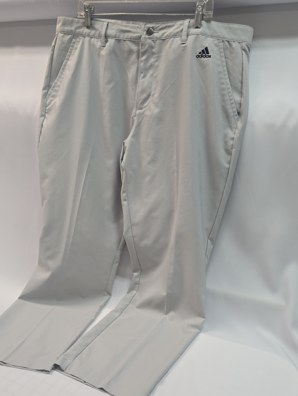 Adidas Men’s Light Gray Athletic Golf Pants